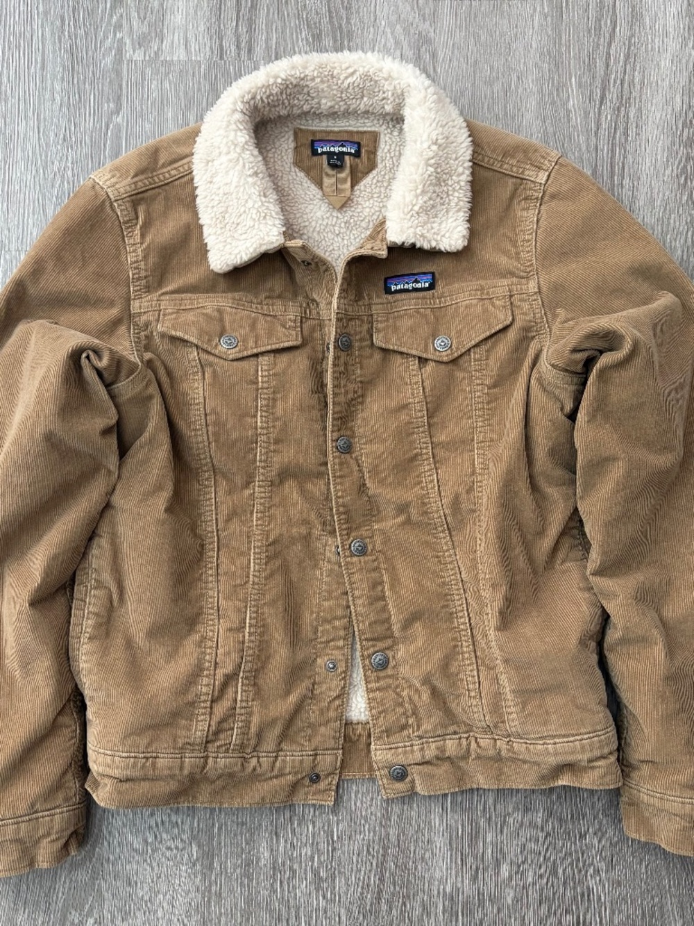 Patagonia Pile Lined Trucker - Mojave Khaki - S